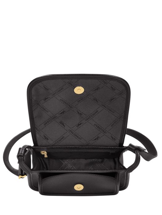 Longchamp Le foulonné Sac porté travers Noir