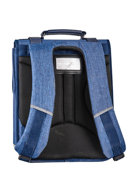 Sac à Dos 2 Compartiments Cameleon Bleu vintage color HPS23012 vue secondaire 7