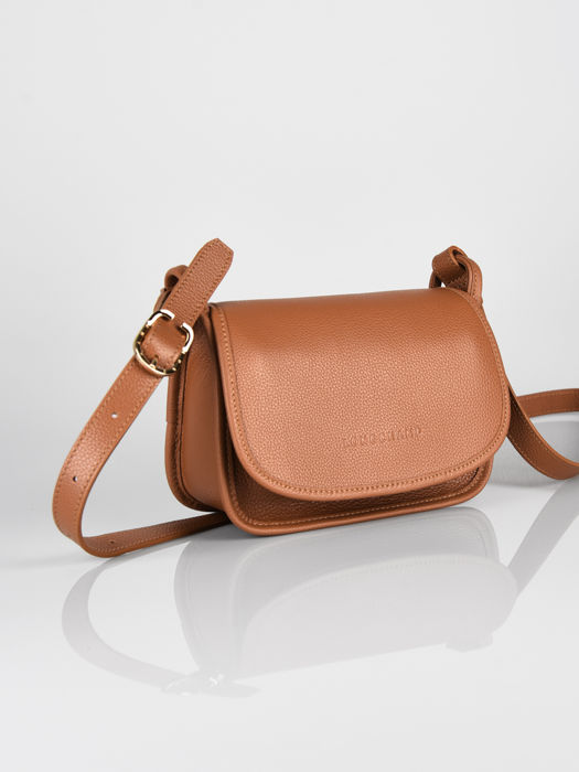 Longchamp Le foulonné Sac porté travers Marron