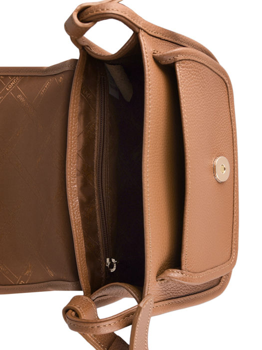 Longchamp Le foulonné Sac porté travers Marron