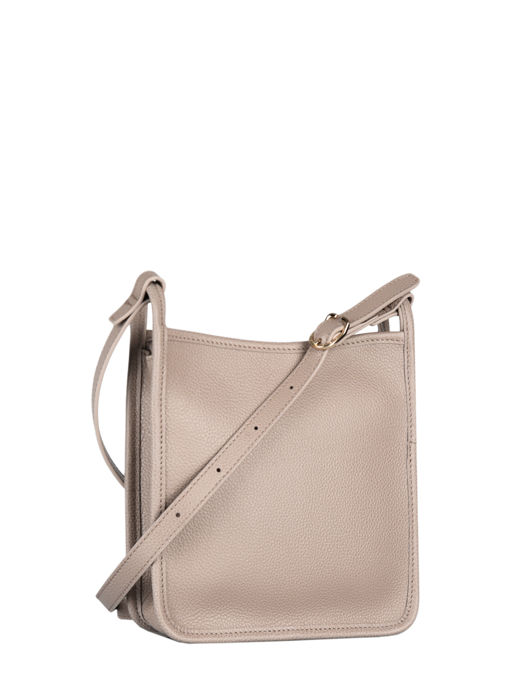 Longchamp Le foulonné Sac porté travers Gris