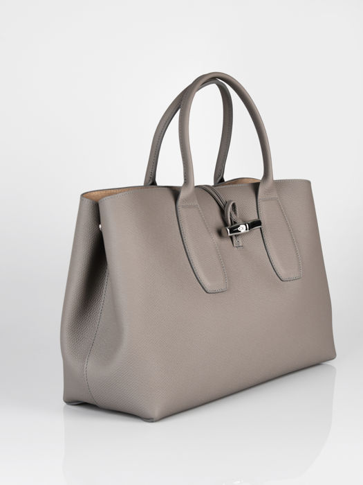 Longchamp Roseau Sac porté main Gris