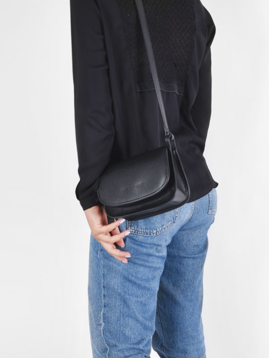 Longchamp Le foulonné Sac porté travers Noir
