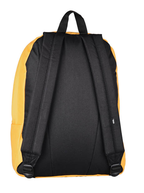 Rugzak 1 Compartiment Vans Geel backpack VN0A3UI6 ander zicht 5