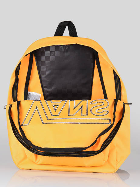 Rugzak 1 Compartiment Vans Geel backpack VN0A3UI6 ander zicht 4