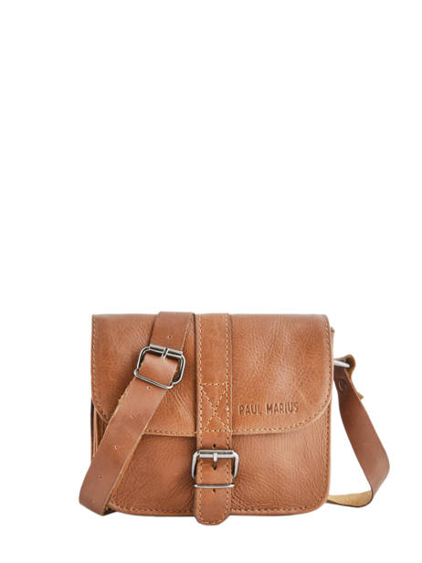 Sac L'essentiel Cuir Paul marius Marron vintage ESSENTIE