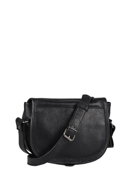 Cross Body Tas Vintage Leder Paul marius Zwart vintage BOHEMIEN ander zicht 4