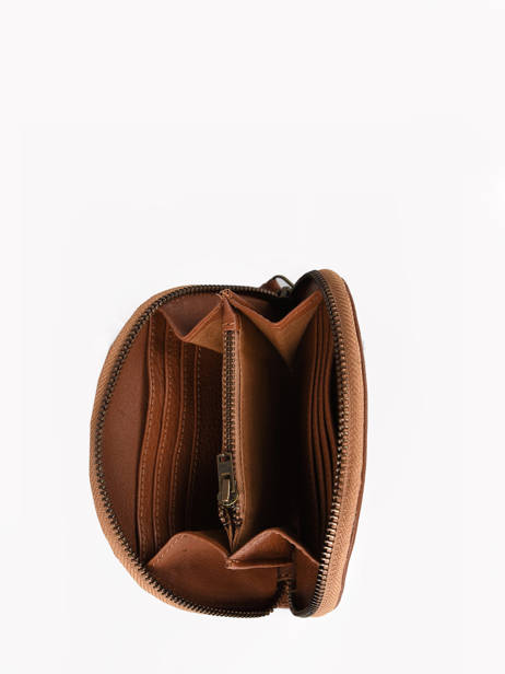 Leportefeuille Manon Cuir Paul marius Marron vintage MANON vue secondaire 1