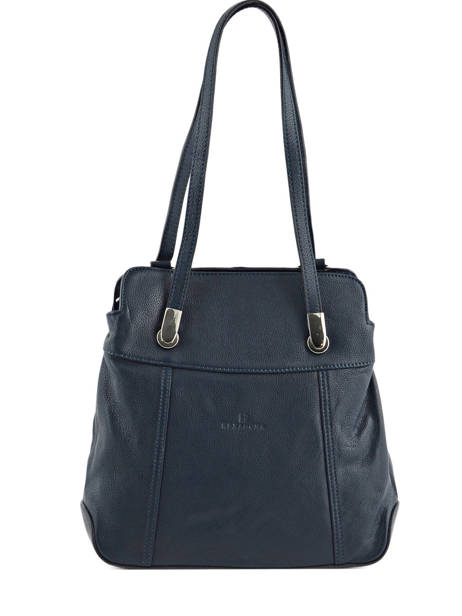 Sac à Dos Confort Cuir Hexagona Bleu confort 462107