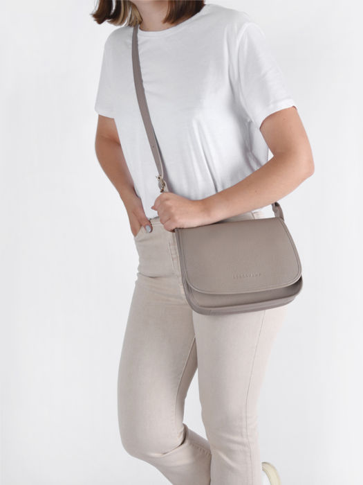 Longchamp Le foulonné Cross body tas Grijs