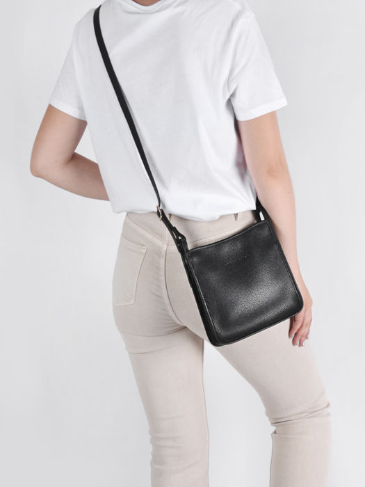 Longchamp Le foulonné Cross body tas Zwart