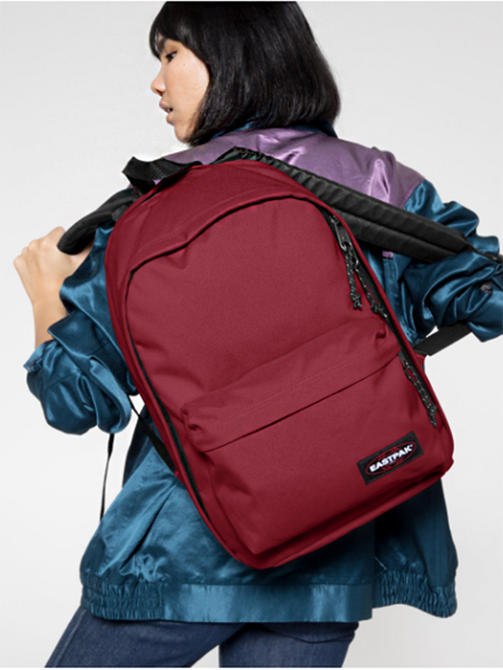 Rugzak Back To Work + Pc 14'' Eastpak Zwart authentic K936 ander zicht 1