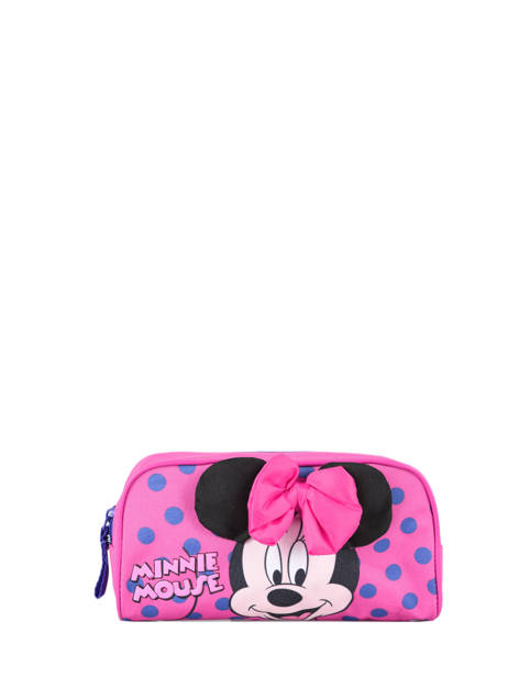 Trousse 1 Compartiment Minnie Rose dot MINNI01 vue secondaire 1