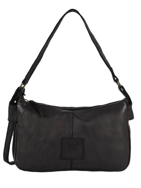 Sac Bandoulière Heritage Cuir Biba Noir heritage BT18