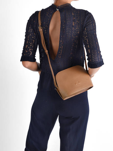 Cross Body Tas Lilou Leder Nathan baume Bruin egee 2 ander zicht 1