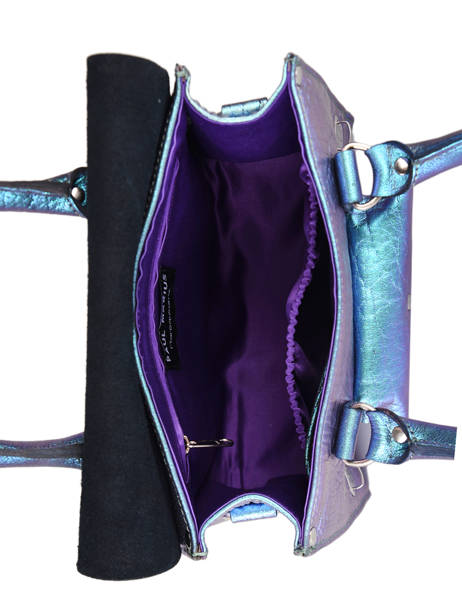 Handtas Rive Gauche S Scarabee Leder Paul marius Blauw scarabee RIVGSSCA ander zicht 3