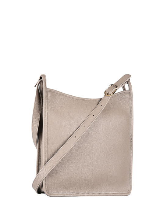 Longchamp Le foulonné Sac porté travers Gris