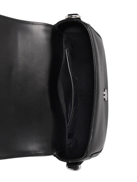 Sac Bandoulièer K/saddle Cuir Karl lagerfeld Noir k saddle 216W3039 vue secondaire 3