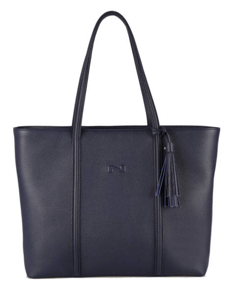 Schoudertas Nathan Leder Nathan baume Blauw nathan 36855