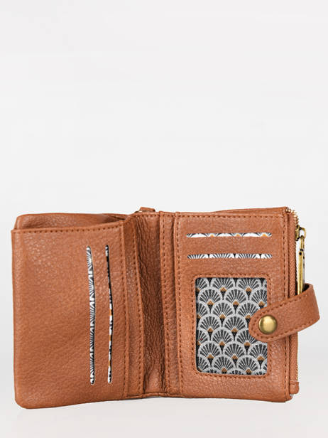 Portemonnee Met Kaarthouder Miniprix Bruin soft 376 ander zicht 1