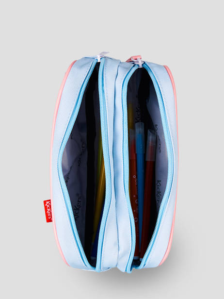 Trousse 2compartiments Kickers Gris girl 668560 vue secondaire 1