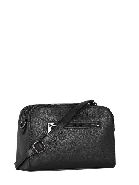 Sac Bandouliere Caviar Cuir Milano Noir caviar CA21101 vue secondaire 4