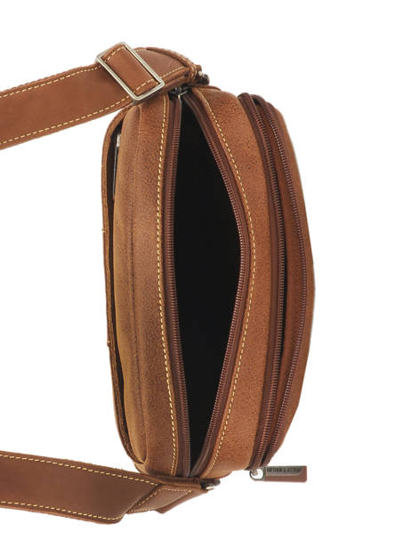 Cross Body Tas Joseph Leder Arthur & aston Bruin marco 9 ander zicht 2
