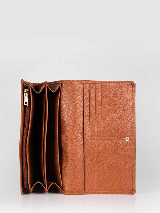 Longchamp Le foulonné Portefeuille Marron