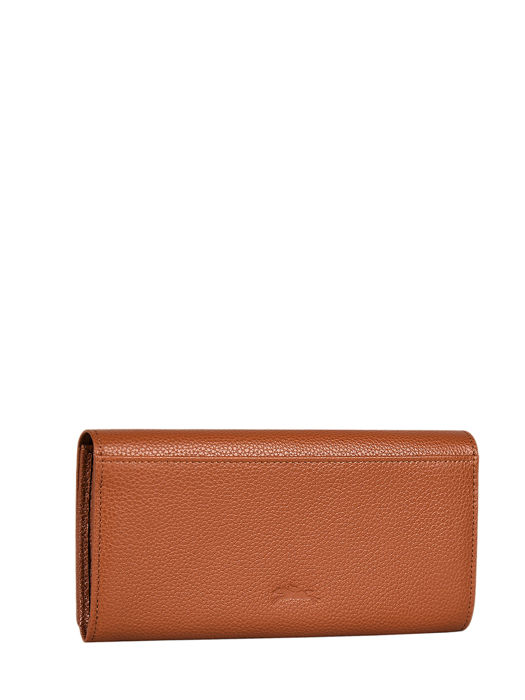 Longchamp Le foulonné Portefeuille Marron