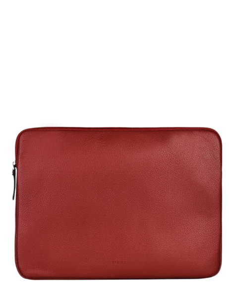 Housse Ordinateur Pc 15'' Cuir Flandres Etrier Rouge flandres EFLA8835