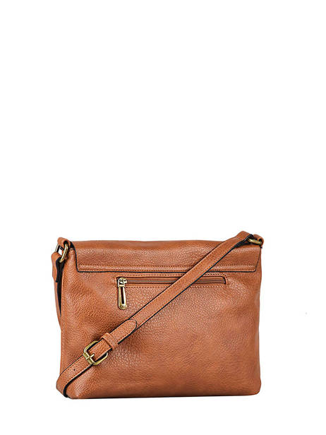 Sac Bandouliere Vintage Flora & co Marron grained F8044 vue secondaire 3
