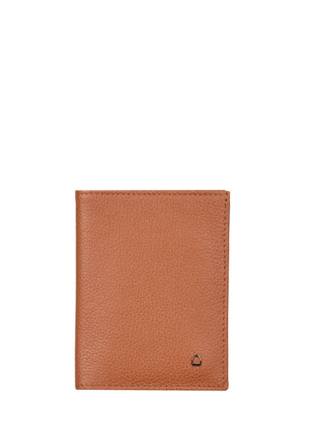 Portefeuille Porte-cartes Cuir Cuir Etrier Marron madras EMAD748