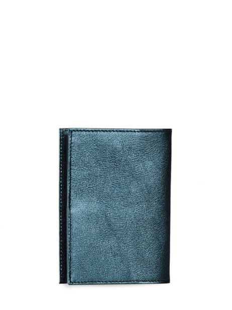Etui Passeport Etincelle Irisée Cuir Etrier Bleu etincelle irisee EETI025 vue secondaire 2