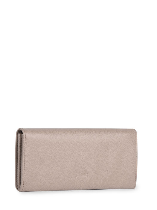 Longchamp Le foulonné Portefeuille Gris