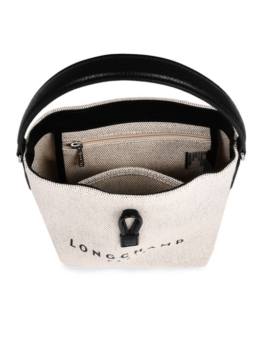 Longchamp Essential toile Cross body tas Beige