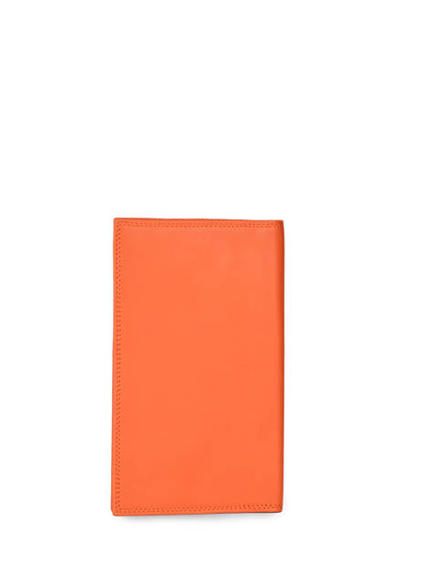 Chequehouder Leder Katana Oranje marina 753008 ander zicht 2