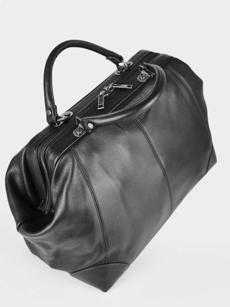 Dokterstas Foulonné Leder Etrier Zwart foulonne EFOU816M ander zicht 2