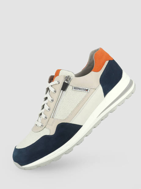 Sneakers Bradley En Cuir Mephisto Bleu men BRADLEY vue secondaire 1