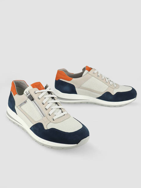 Sneakers Bradley En Cuir Mephisto Bleu men BRADLEY vue secondaire 2