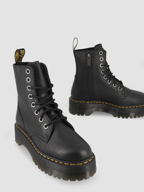 Boots Jadon Soft Pisa En Cuir Dr martens Noir women 26378001 vue secondaire 3