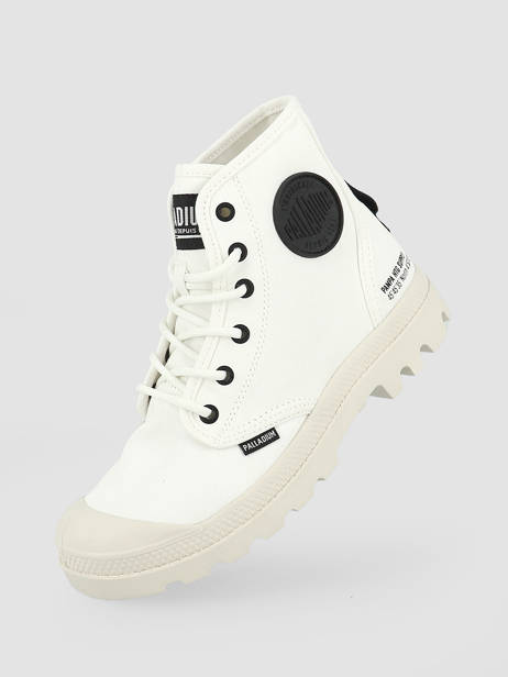 Boots Pampa Hi Htg Palladium Blanc unisex 77356116 vue secondaire 2