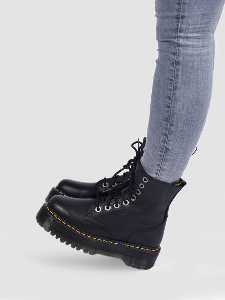 Boots Jadon Soft Pisa En Cuir Dr martens Noir women 26378001 vue secondaire 2