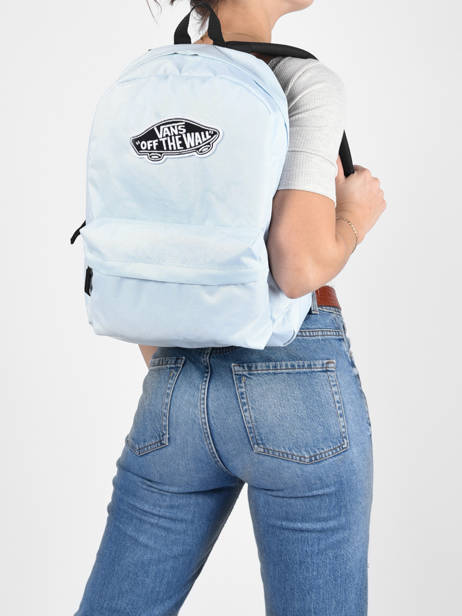 Rugzak 1 Compartiment Vans Blauw backpack VN0A3UI6 ander zicht 2