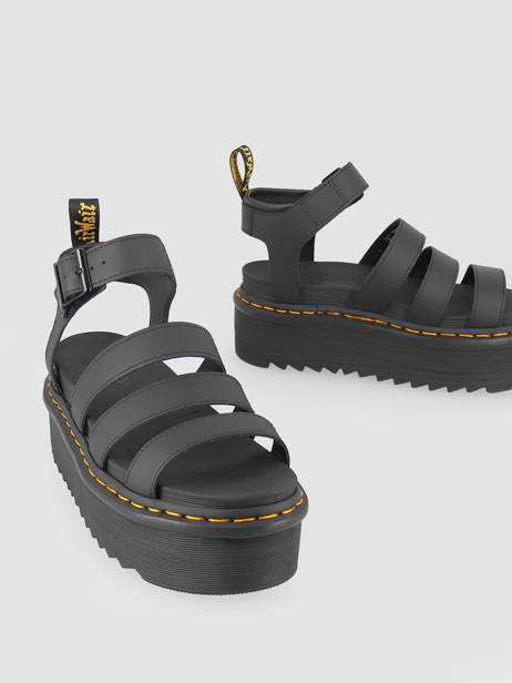 Sandalen Met Platformzool Blaire Quad Hydro Leder Dr martens Zwart women 27296001 ander zicht 3