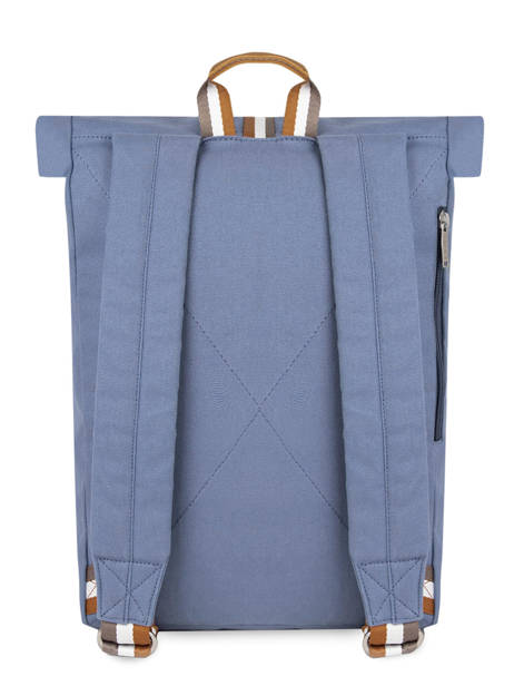 Rugzak Faguo Blauw kaki 21LU0101 ander zicht 3