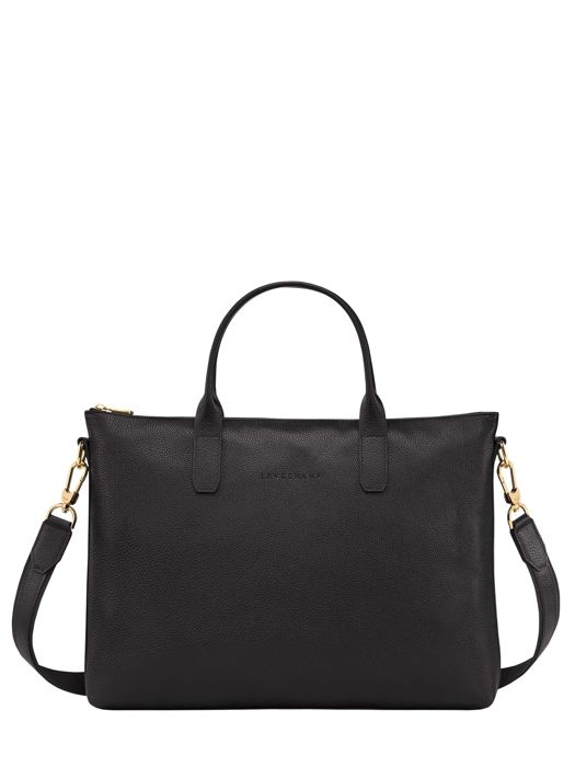 Longchamp Le foulonné Aktetas Zwart