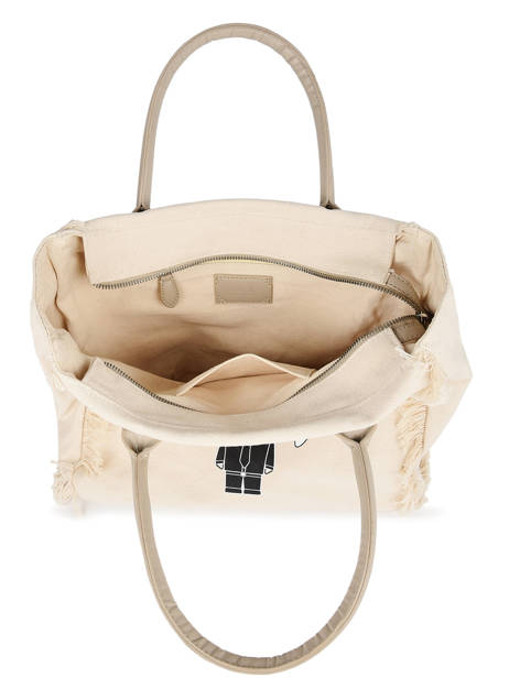 Sac Shopping K Ikonik Fringed Karl lagerfeld Beige k ikonic 221W3011 vue secondaire 3