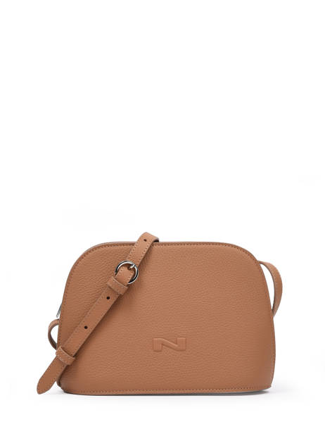 Cross Body Tas Lilou Leder Nathan baume Bruin egee 2