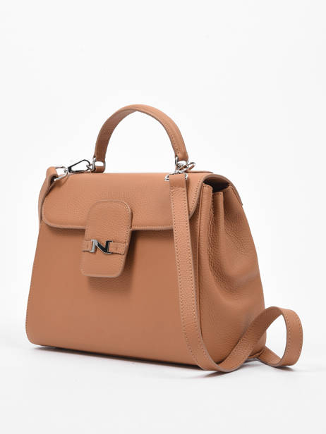 Handtas Duras Leder Nathan baume Bruin ines 1 ander zicht 1