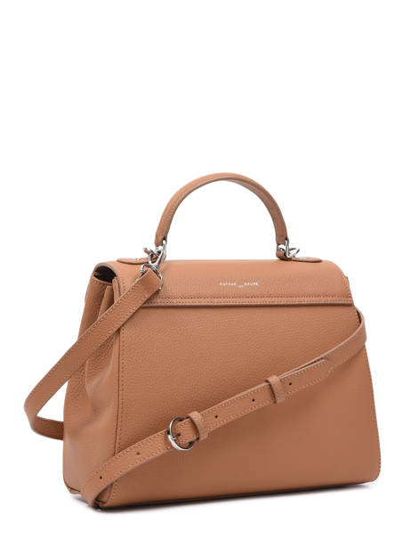 Handtas Duras Leder Nathan baume Bruin ines 1 ander zicht 4